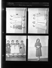 Fashion Show-College Day (4 Negatives) (April 12, 1954) [Sleeve 39, Folder d, Box 3]
